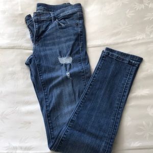 LAST CHANCE Deconstructed skinny jeans